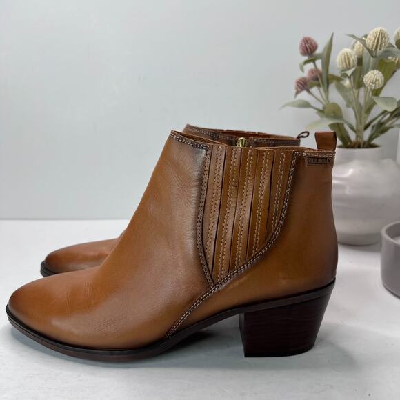 Pikolinos Huelma Leather Ankle Boots Brandy Brown Womens EU 42/US 11 NWOB - Picture 1 of 10